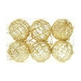 thumbnail image 1 of Kezqiaxn Christmas Decoration Ball 6Pcs/5Cm Iron Hanging Balls Pendants Christmas Ornament Creatives Hanging Balls Christmas Hanging Balls Christmas Hanging Decor Xmas Decorative Hanging Balls Gold, 1 of 6