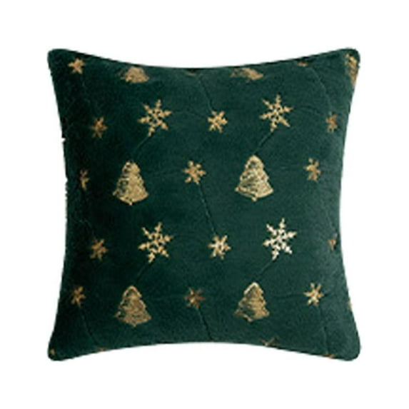Kezqiaxn Christmas Pillow Covers 20x20 Inch Christmas Tree Decorative Throw Pillow Covers for Couch Sofa Paillette Pillow Covers Xmas Holiday Velvet Pillowcase Back Cushion Protector Cover