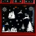 thumbnail image 1 of Kezqiaxn Christmas Windows Clings for Glass Windows, 8Pcs Snow Reindeer Window Clings, Christmas Stickers Statics Christmas Glitter Window Stickers Winter Christmas Decals for Decoration White, 1 of 7