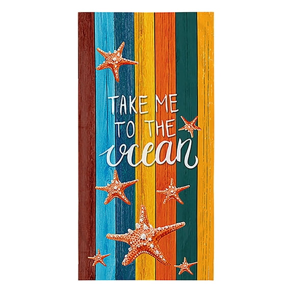 Kezqiaxn Coconuts Palm Tree Beach Towel Oversized, 150x70cm Quick Dry Beach Towel Colorful Stripe Beach Towels Soft, Sandproof Beach Blanke, Lightweight Microfiber Towels for Swim Pool Camping Travel