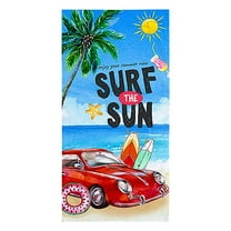 Kezqiaxn Coconuts Palm Tree Beach Towel Oversized, 150x70cm Quick Dry Beach Towel Colorful Stripe Beach Towels Soft, Sandproof Beach Blanke, Lightweight Microfiber Towels for Swim Pool Camping Travel