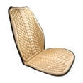 thumbnail image 1 of Kezqiaxn Cooling Gel Seat Cushion for Car, Gel Cushion for Long Sitting Pressure Relief & Back Support Seat Cushion with Non-Slip Cover for Car, Truck, Wheelchair, Computer, Desk Chair Beige, 1 of 6