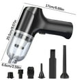 Kezqiaxn Cordless Vacuum Cleaner, Handheld Car Vacuum Cleaner Mini