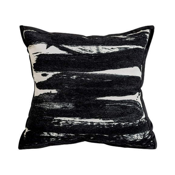 Kezqiaxn Decorative Pillow On Black Pillows for Sofa Living Room Enhancing Back Support Square Pillows, Couch Back Cushion for Bedside Window Black