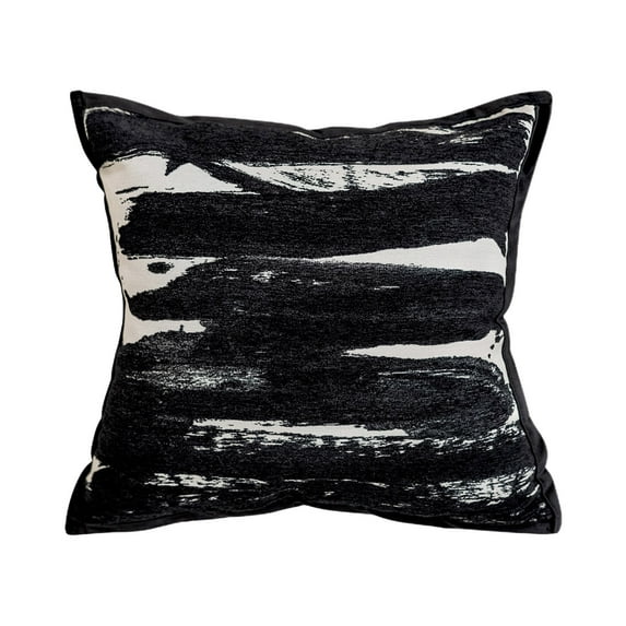 Kezqiaxn Decorative Pillow On Black Pillows for Sofa Living Room Enhancing Back Support Square Pillows, Couch Back Cushion for Bedside Window Black