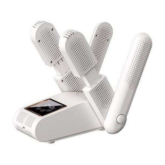 Kezqiaxn Deodorizer Shoe Dryer Boot Dryer Portable Electric Shoe Dryer With Heat Blower and Timer, Foldable Design Glove Dryer for Ski Boots, Work Boots