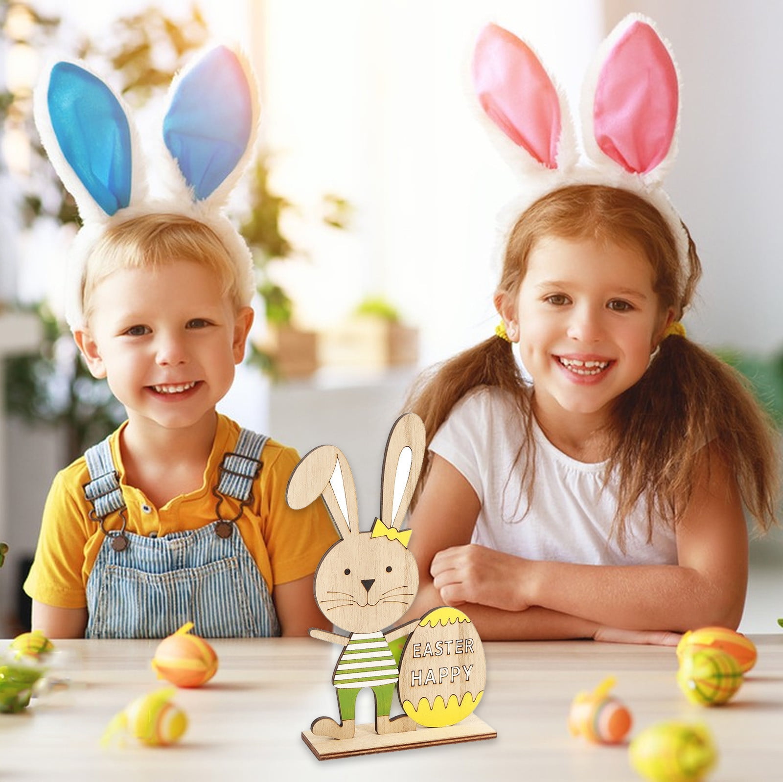 Kezqiaxn Easter Decorations Clearance Easter Decorations Wooden Decor ...