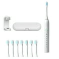 thumbnail image 1 of Kezqiaxn Electric Toothbrush Set Clearance 8 Brush Head-6 Gears with Bracket and Travel Case-Usb Charging Model Electric Toothbrush-Fully Automatic Charging Sound Soft Bristle Brush White, 1 of 9
