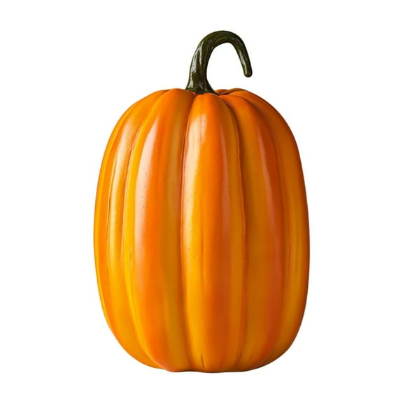 Kezqiaxn Fake Pumpkin Resin Pumpkin, Halloween Resin Pumpkins for Home Indoor Outdoor Halloween Decorations Fall Table Pumpkin Decorations