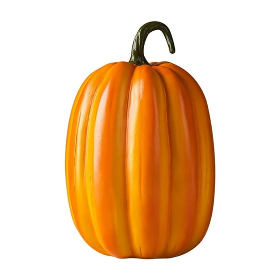Kezqiaxn Fake Pumpkin Resin Pumpkin, Halloween Resin Pumpkins for Home Indoor Outdoor Halloween Decorations Fall Table Pumpkin Decorations