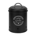 thumbnail image 1 of Kezqiaxn Food Storage Containers Fruit Vegetable Buckets Kitchen Potato Onions Garlic Storage Buckets Potato Storage Cans Metal Buckets With Lids Water Buckets Black, 1 of 1