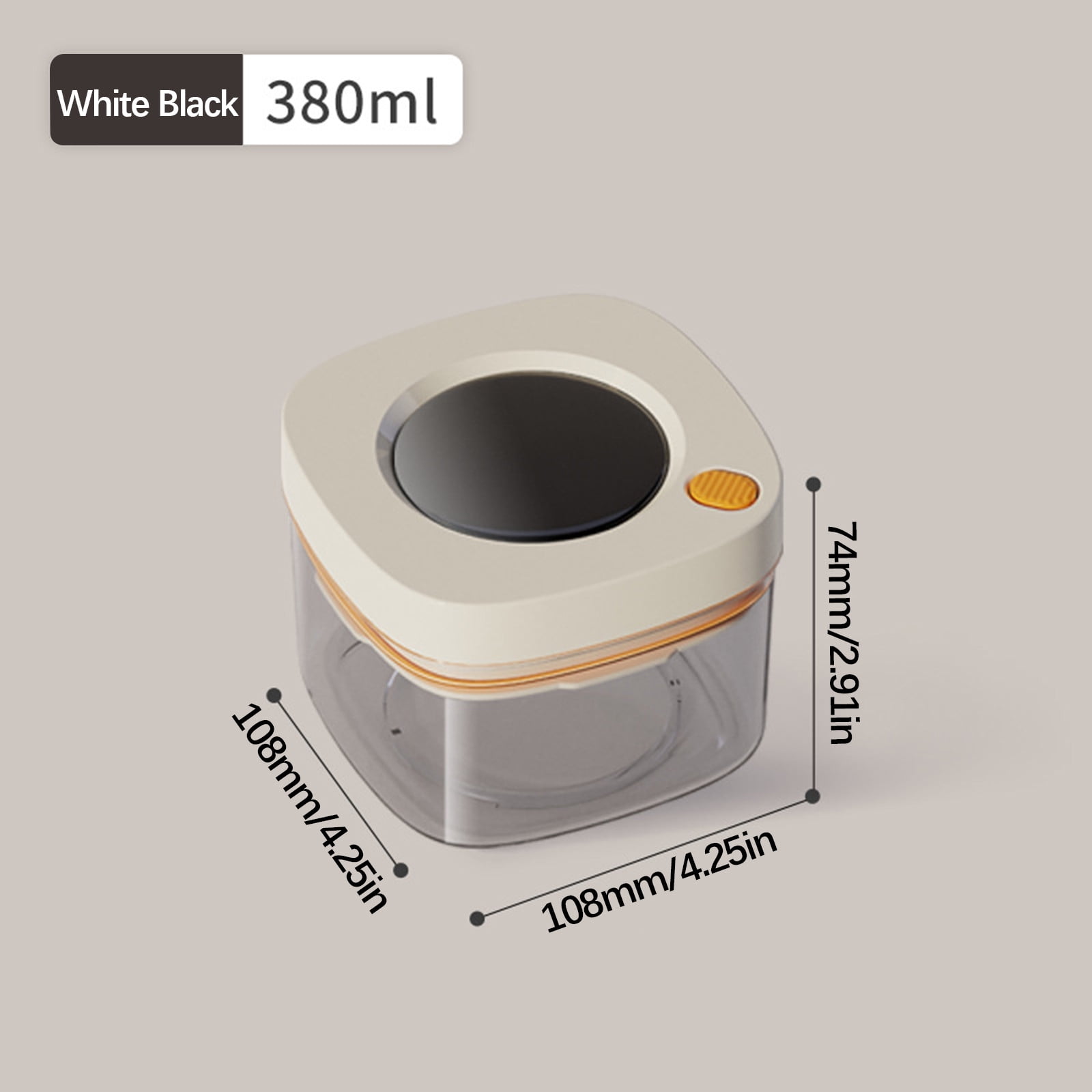 Kezqiaxn Food Storage Containers Pressing Vacuum Sealed Jar Food Grade