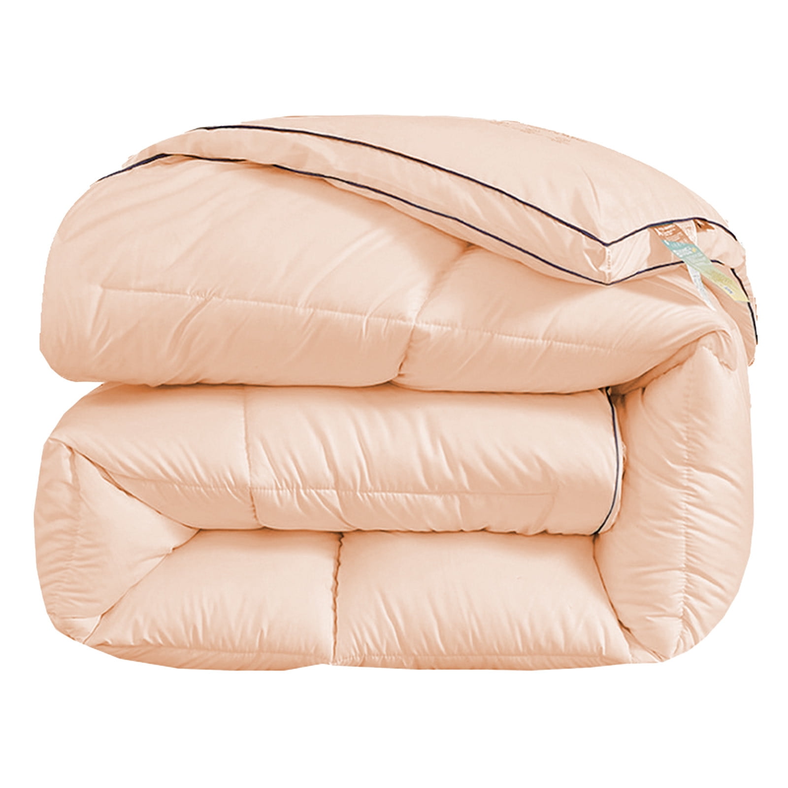 Kezqiaxn Full Size Comforter, 78.7x59In Comforter Duvet Insert, All Season Quilted Down Alternatives, Hotel Luxury Soft, Skin-friendly Machine Washable Reversible Quilted with Corner Tabs Pink
