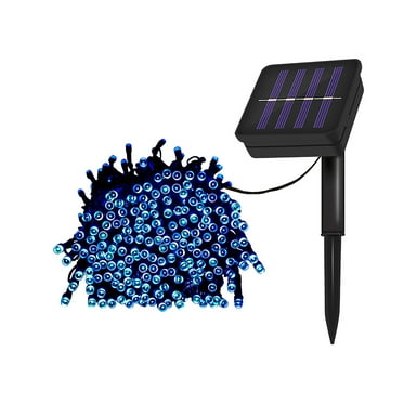 Kezqiaxn Garden Supplies Clearance 164FT 500 LED Solar String Lights Outdoor, Ultra-Bright Solar Light Blue