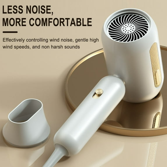 Kezqiaxn Hair Dryers for Women, Electric Hair Dryer, 1900 W Small Hair Dryer, Powerful Blow Dryer for Fast Drying, 3-Speed Thermo Control Compact Hair Dryers for Family/Travel/Salon Use