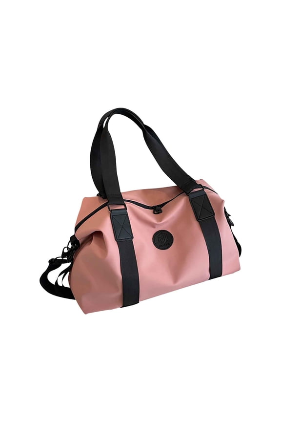 Hiking Backpack New Single Shoulder Crosses body Bag with Large Capacity and Multiple Compartments Oxford Cloth Pink