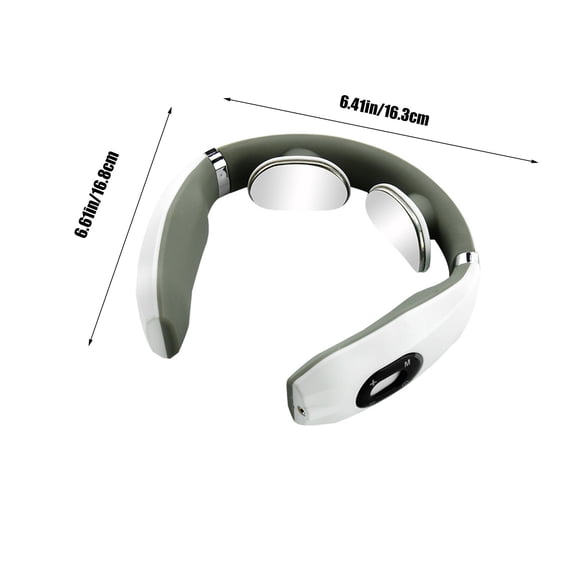 Kezqiaxn Home Gadgets Multifunctional Neck Protector With Heating Function Kneading Device No Rope Neck Protector Father and And Partner White