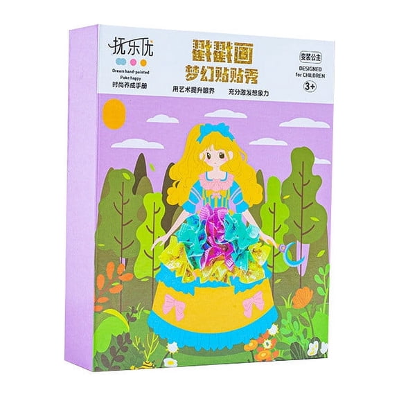 Kezqiaxn Home Supplies Childhood Infinite Dream Hand-Painted DIY Children's Painting Versatile Changing Hand-Painted