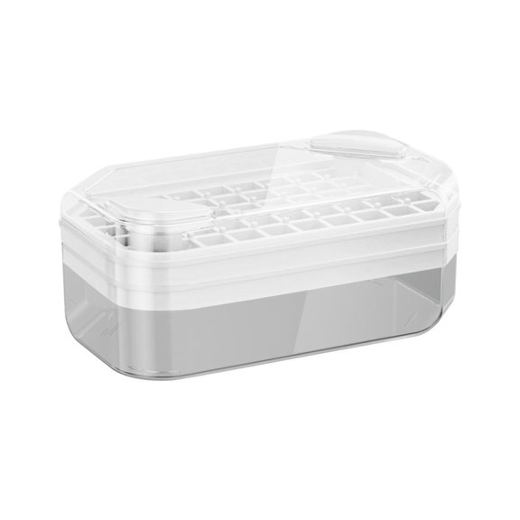 Kezqiaxn Home Supplies Household Ice Making Box Ice Ice Block Ice Block Storage Box One Click Press Ice Ice Box Set