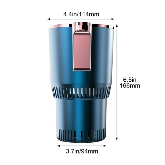 Kezqiaxn Home Supplies Smart 2 in 1 Car Cup Warmer Cooler Thermoelectric Cooler/Warmer Mug with and Heating Functions Car Cooler Cup Car Drink Cooler Car