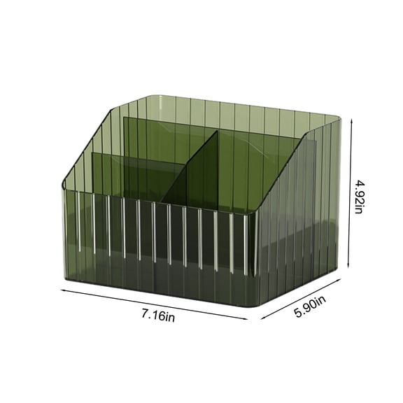 Kezqiaxn Home and Kitchen Gadgets Desktop Storage Box Pen Storage Cosmetic Storage Desk Sundries Storage Box Green