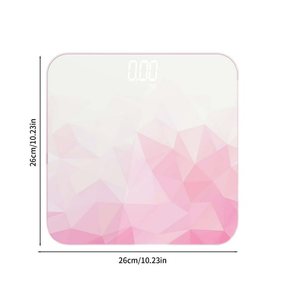 Kezqiaxn Home and Kitchen Gadgets Electronic Scalesmart Weight Scalebody Health Scaleadult Home Use Electronic Weight Scale Pink
