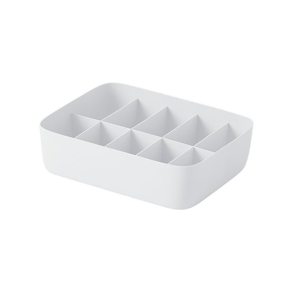 Kezqiaxn Home and Kitchen Gadgets White Plastic Storage Bins for Pantry Organization With Four Handles White