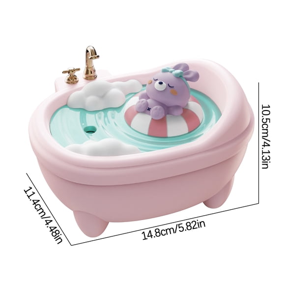 Kezqiaxn Humidifiers for Bedroom New Cute Pet Bathtub Humidifier Mood Light Mini Bedroom Office Silent Spray Desktop Hydration Instrument Gift