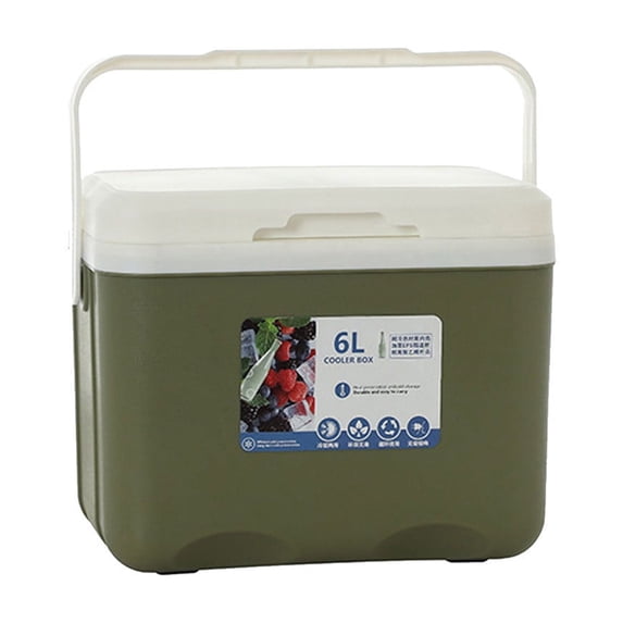 Kezqiaxn Kitchen Gadgets Clearance Portable Cooler Insulated Box Leak Proof Outdoor Hard Cooler Keeps Ice For Up To 3 Days Great For Beach Camping Tailgating Sports More Green