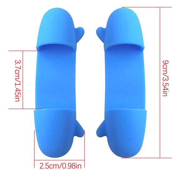 Kezqiaxn Kitchen Gadgets Finger Clip Heat Insulation Anti-scald Glove Clip Kitchen Utensils Dish Bowl Anti-scald Clip Blue