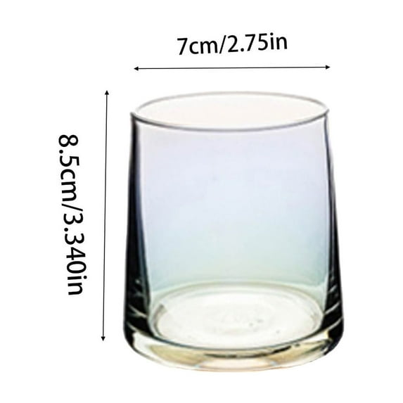 Kezqiaxn Kitchen Supplies Clearance Transparent Glass Whiskey Glass Home Milk Cup Breakfast Cup Milk Tea Cup High Value Water Cup
