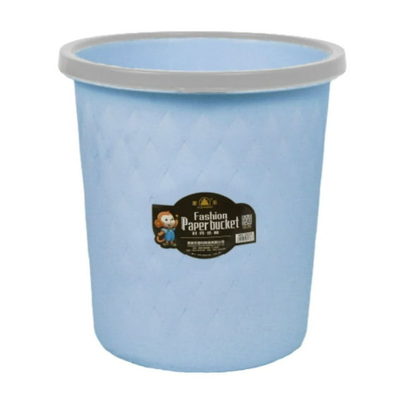 Kezqiaxn Kitchen Supplies Trash Can Pressure Household Kitchen Large Plastic Basket Bedroom Bathroom Classification Small Trash Bucket Blue