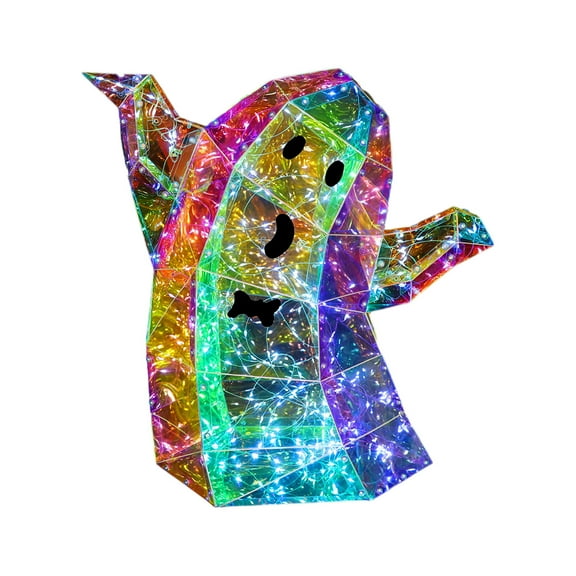 Kezqiaxn LED Ghost Night Light, Halloween Glowing Ghost Light Cute Ghost Color Ornaments Holiday Decoration Ambience Small Night Light Ornaments Birthday Anniversary, Nursery Decor