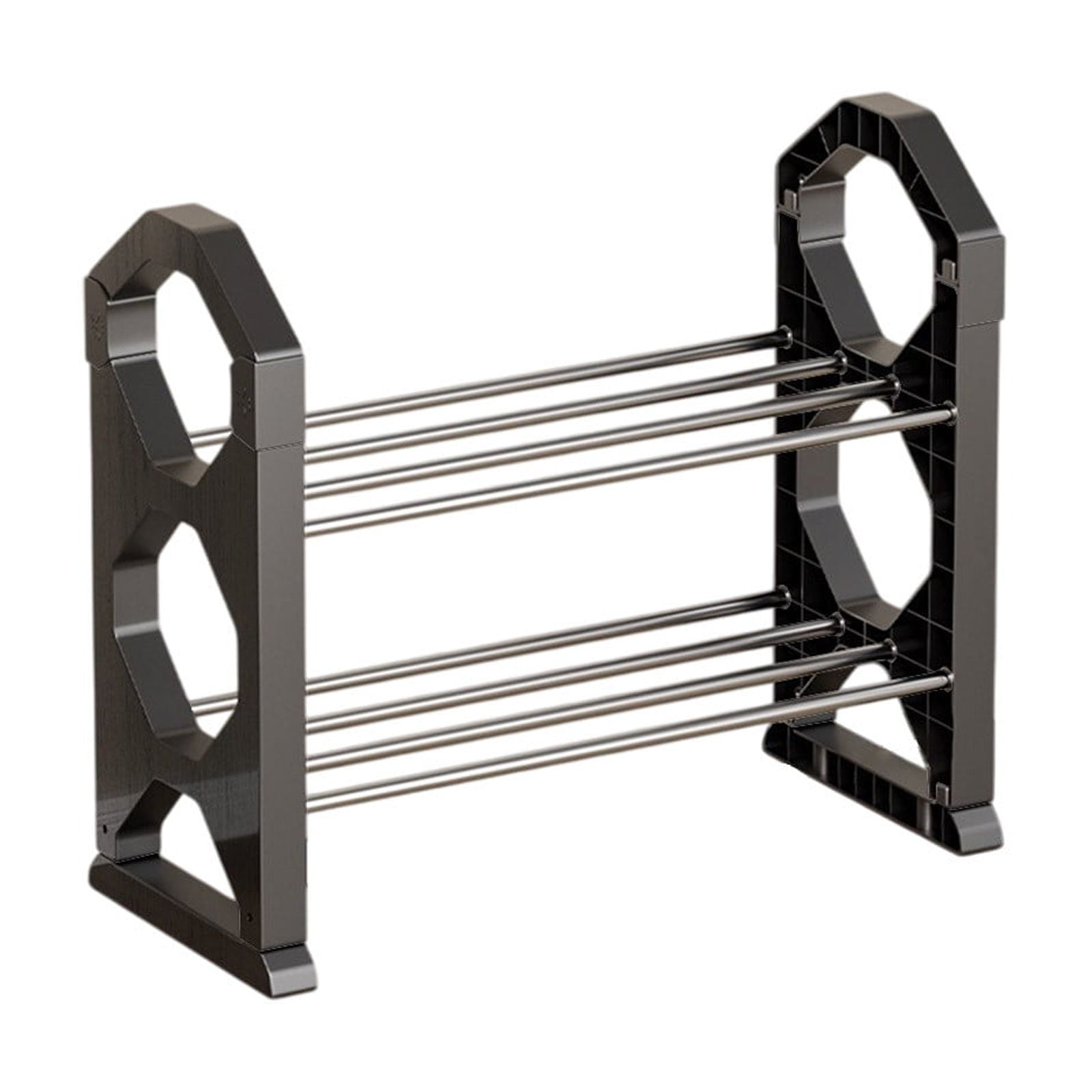 Kezqiaxn Large Shoe Rack Clearance, Stackable Shoe Racks for Front Door ...