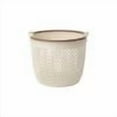 thumbnail image 1 of Kezqiaxn Laundry Basket Plastic Portable Dirty Clothes Basket Hollow Storage Basket Large Capacity Thicken Basket with Reinforced Handle Bathroom Laundry Room Dirty Clothes Basket Coffee, 1 of 9