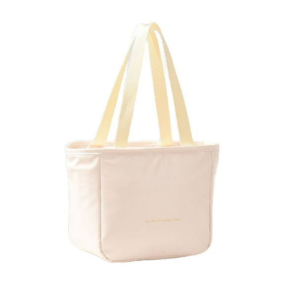 Kezqiaxn Lunch Bag Women Lunch Box for Men Women Large Capacity Lunchbox Reusable Lunch Bags Insulated Bento Bag Potlucks Pocket Cooler White