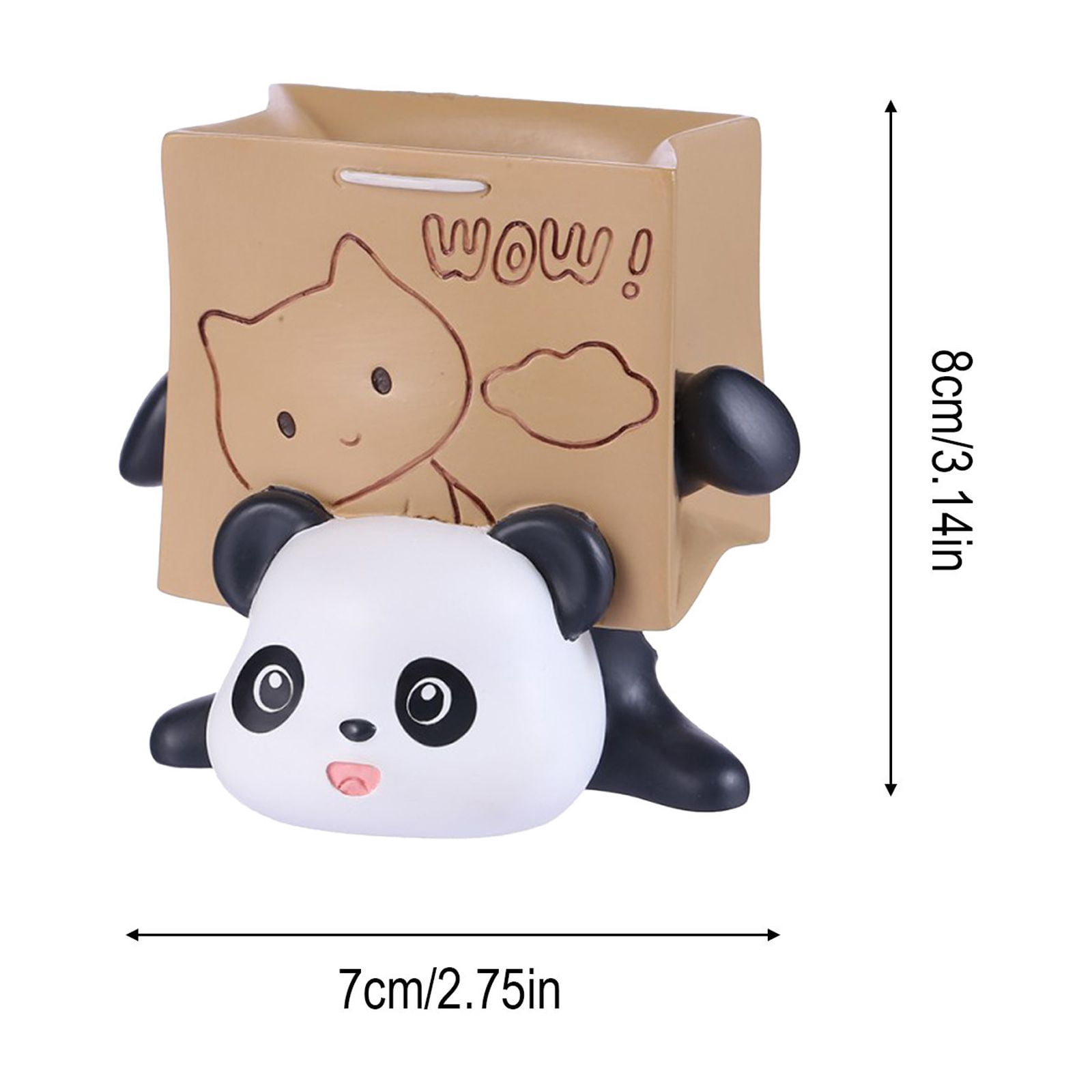 Kezqiaxn Organization and Storage Clearance Pandas Pen Container Cute ...
