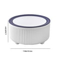 thumbnail image 1 of Kezqiaxn Organization and Storage Desktop Trash Can Push-Type Living Room Cute Debris Bucket Car Home Desk Restaurant Storage Tube Trash Basket Blue, 1 of 1