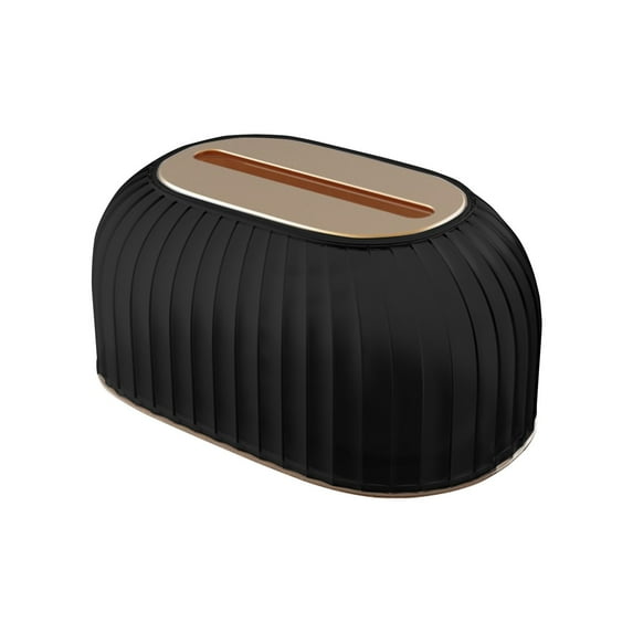 Kezqiaxn Plastic Tissue Box Clearance Premium Automatic Lifting Tissue Boxes for Home Decor Modern Sturdy Pet Plastic Tissue Container for Living Room Bathroom and Office Black