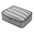 thumbnail image 1 of Kezqiaxn Shoe Bags for Travel, Travel Storage Bag Luggage Clothing Sorting Bin Travel Classification Clothes Box Underwear Bins Portable Moving Socks Packaging Packet Gray, 1 of 3