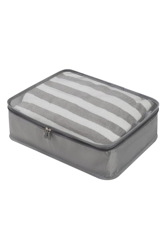 Shoe Bags for Travel, Travel Storage Bag Luggage Clothing Sorting Bin Travel Classification Clothes Box Underwear Bins Portable Moving Socks Packaging Packet Gray