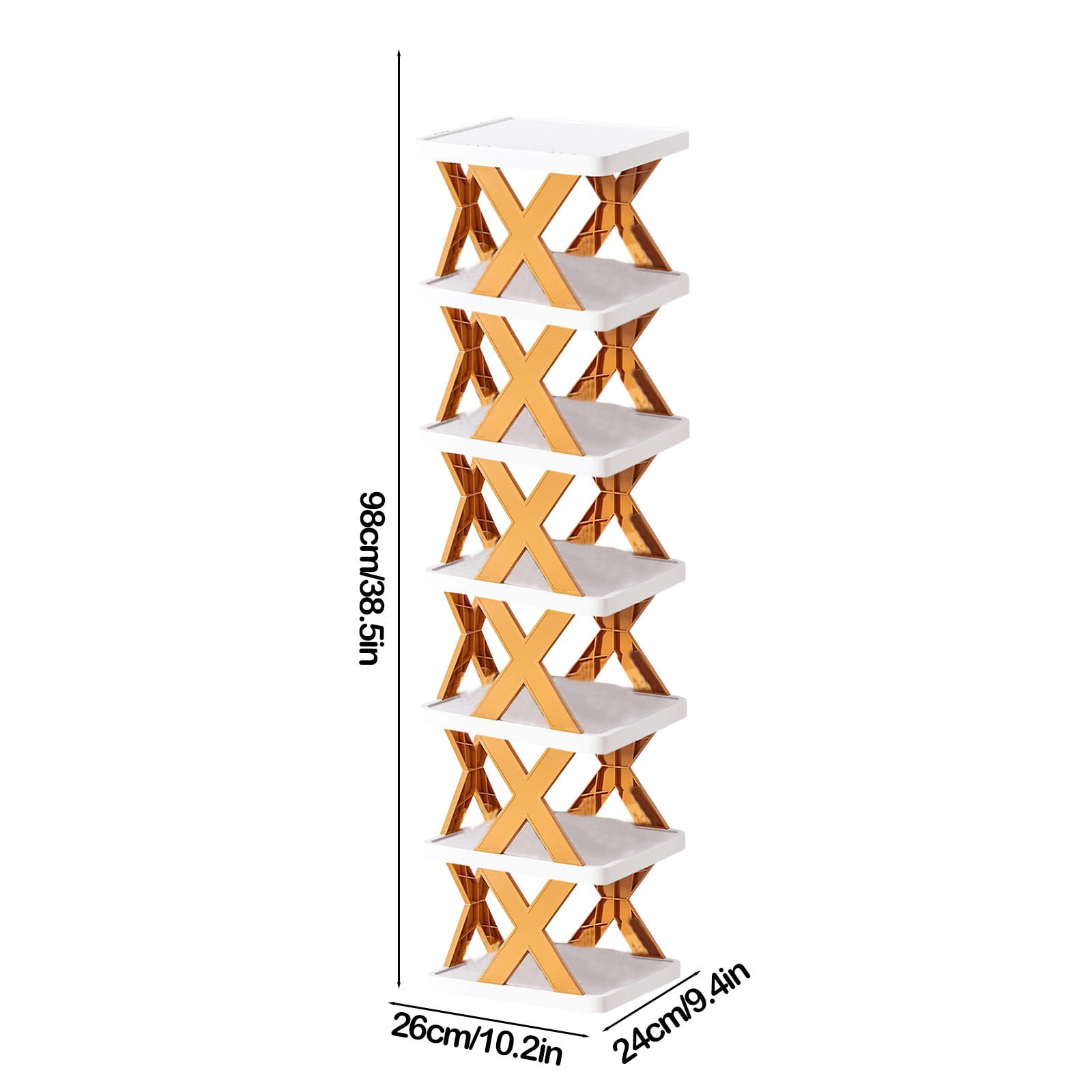 Kezqiaxn Shoe Rack for Front Door Entrance Household Space Saving Storage Plastic MultiLayer