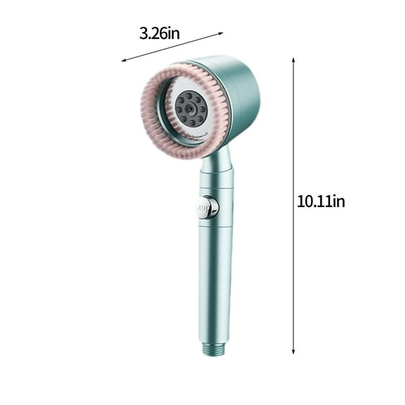 Kezqiaxn Shower Head Shower-High-Pressure Handheld Showerhead with Carbon Filter-Hard Water Softener Filtered Shower-High Pressure 5 Spray Modes Handheld Massagable Shower for Green