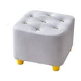 thumbnail image 1 of Kezqiaxn Small Stools Wheeled Low Stool for Home Use Universal Wheel Doorway Lazy Man Shoe Stool Multifunctional Seamstress Wheelchair Sitting Stool Small Stool White, 1 of 7