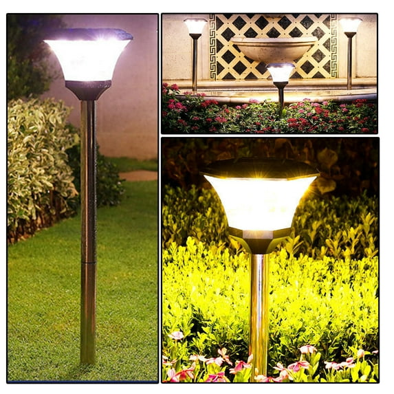 Kezqiaxn Solar Outdoor Lights Outdoor Courtyard Garden Lights Clearance Decorative Floor Light Vintage For Patio Garden Backyard Front Back Door Solar Floor Lights Outdoor Lights