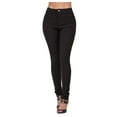 thumbnail image 1 of Kezqiaxn Stretchy Pants for Women High Waist Tummy Control Jeans Pull On Leggings Pants with Pockets Trendy Casual, 1 of 7