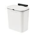 thumbnail image 1 of Kezqiaxn Tall Kitchen Garbage Can Wall-Mounted Trash Can Household Trash Bins Plastic Garbage Bins Kitchen Garbage Cans with Lid Large Hanging Trash Bin Wastebaskets, 1 of 5