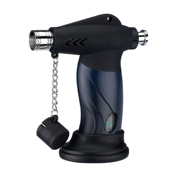 Kezqiaxn Torch Lighters , 360-Degree Random Ignition Campfires Starters, Adjustables Handheld Portable Flamethrower Charcoal Lighter, Welding Torch Head for Searing Steak/Soldering