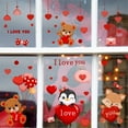thumbnail image 1 of Kezqiaxn Valentine's Day Suncatcher Sticker Clearance, Valentines Windows Clings for Glass Windows, Heart Window Clings, Valentines Stickers Winter Christmas Valentines Day Decals for DecorationRed, 1 of 6