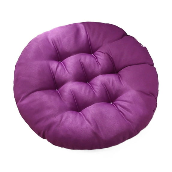 Kezqiaxn Wheelchair Seat Cushions Round Chair Cushions Padded Dinette Office Chair Cushion Office Student Meditation Floor Cushion Yoga Seating Cushion (17.7X17.7 Inches) Purple
